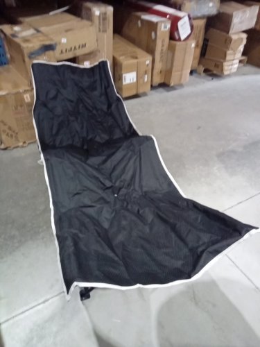 Overmont oversized folding Camping Cot with Mattress - 72" x 28" - 550lbs CAP - black (model: Om006012) image 3