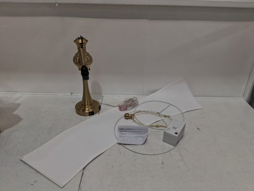 Bedside Table Desk Lamp with Round Shade - White (Model: TD-CY-409) image 3