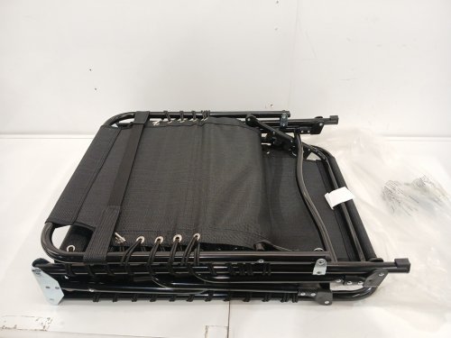 GYMAX Folding outdoor patio sun lounger - 74" x 34" - 330LBS CAP - black (model: np11700) image 4