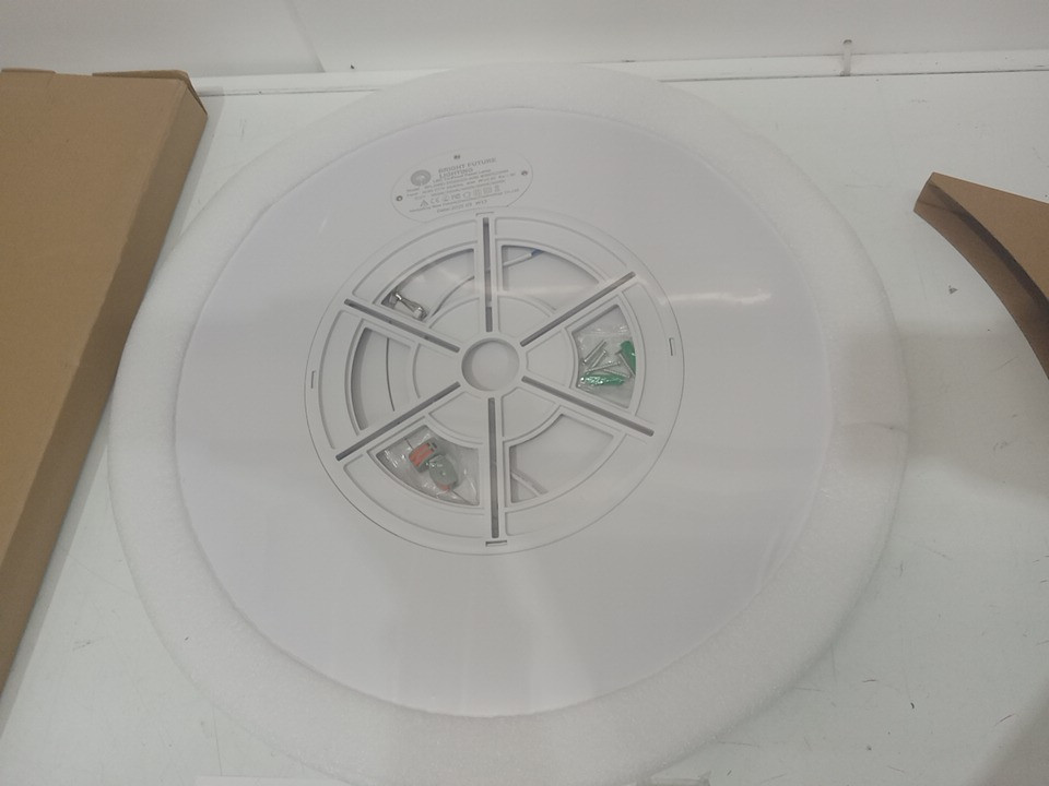 Bright Future Lighting Remote Control Dimmable Large LED Flush Mount Ceiling Light Panel, 2700K-6000K, 4350 LUMENS, 40W - 20" - WHITE (MODEL: bfl20rd-d500h25-40W) image 4