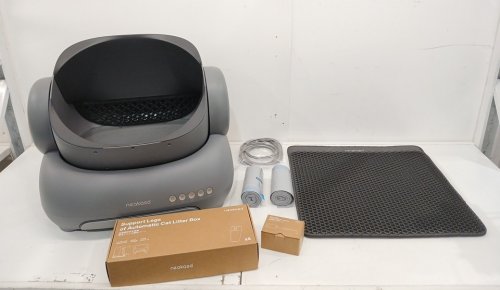 Neakasa M1 Open-Top Self-Cleaning automatic Cat Litter Box with APP Control - grey - (MODEL: ps0120) image 3