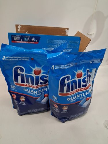 125pk Finish powerball Quantum Everyday Dishwasher Detergent tabs (Model: 3887777) image 2