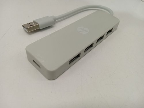 HP 5-in-1 Portable USB Docking Station Hub - 4 USB-A / 1 USB-C - Light Green image 3