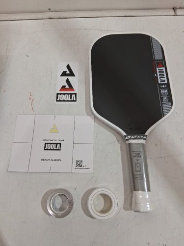 JOOLA BEN JOHNS PERSEUS PRO IV PICKLEBALL PADDLE - 16MM - black/white/red (model: 300811) image 6