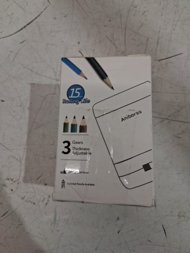 Aniborsa USB & Battery Operated Electric Pencil Sharpener - 6mm - 8mm PENCILS - black (model:  1705) image 2