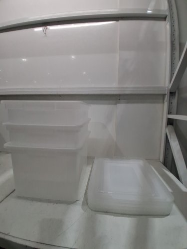 PK IRIS USA PLASTIC STORAGE BIN TOTE - 33L - CLEAR (MODEL: FB-21E/FB-21EE) image 3