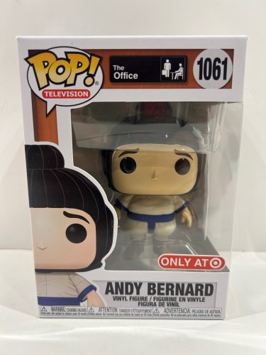 Funko pop! **only at target** Television: the office - Andy Bernard vinyl figure (#1061) image 2