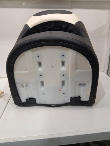 Costway Captain Bucket Boat Seat Waterproof PVC Leather - 330lbs capacity - black/white (model:NP11836BK) image 5
