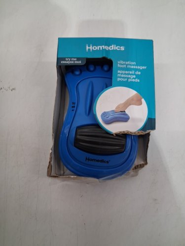 homedics VIBRATION FOOT roller & MASSAGER - blue (model: NOV-F150B-CA) image 2