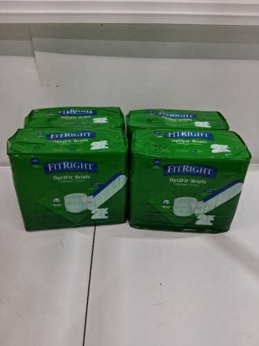 80PK UNISEX MEDLINE FITRIGHT ANTI LEAK PROTECTIVE UNDERWEAR- 2XL- WHITE image 2