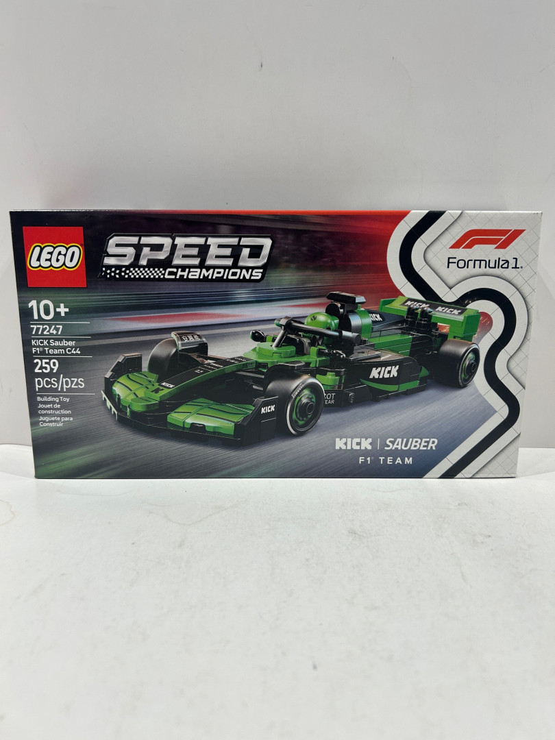 259pc Lego - speed champions - kick sauber f1 team c44 race car (77247) image 3
