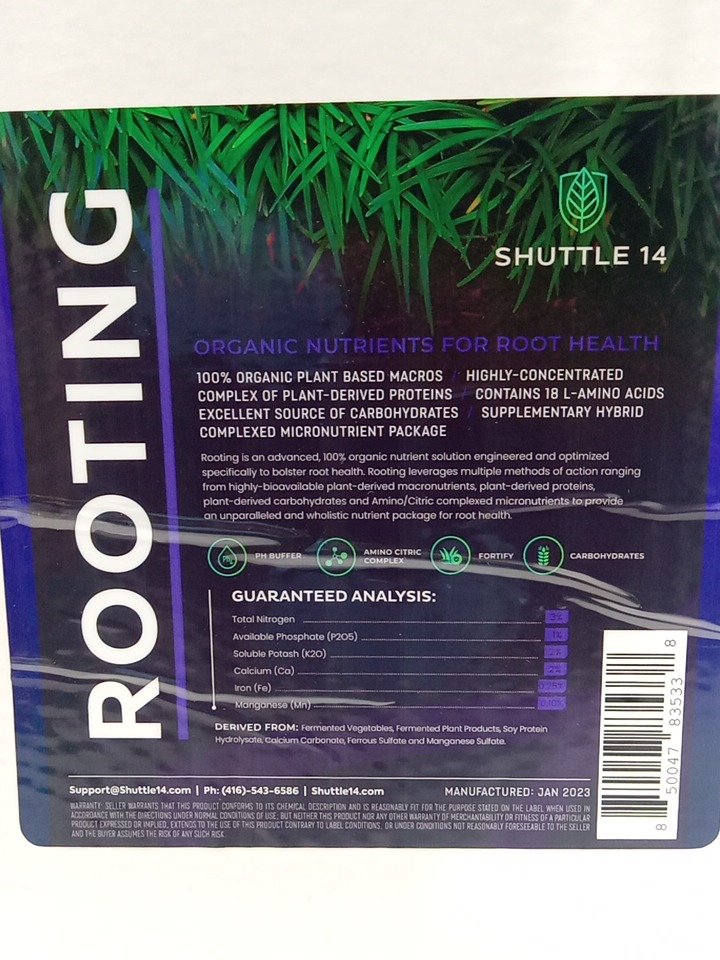 Shuttle 14 SHUTTLE 14 ROOTING ORGANIC NUTRIENTS… | King of the North Auction