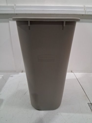 Rubbermaid Rectangular Wastebasket trash can - 10gal - BEIGE (MODEL: FG295700BEIG) image 2