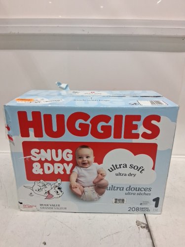 208PK HUGGIES DISNEY BABY SNUG AND DRY LEAK PROTECTION - SIZE 1 (8-14LBS) image 2