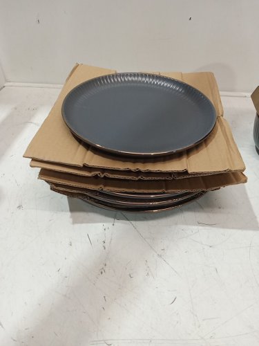 24pc Safdie Cara Dinnerware Set - dark grey (model: 1800142) image 5