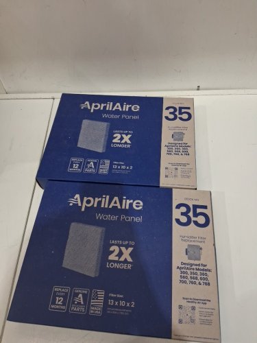 x2 AprilAire Humidifier water panel filter replacement - 13" x 10" x 2" (model: 35) image 2