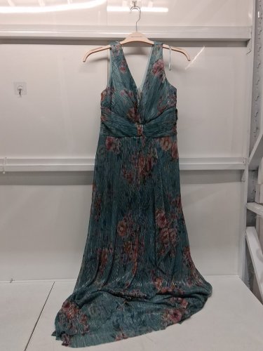 WOMEN'S R&m richards  dress - size 12 - blue image 3