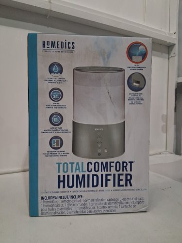 Homedics Total Comfort top fill cool mist ultrasonic Humidifier with remote - 2.75L - Grey (Model: UHE-CMTF28-PN) image 2