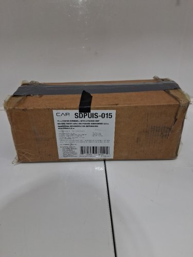 CAP rubber Coated Dumbbell - 15LB - black/chrome (model: sdpuis-015) image 2