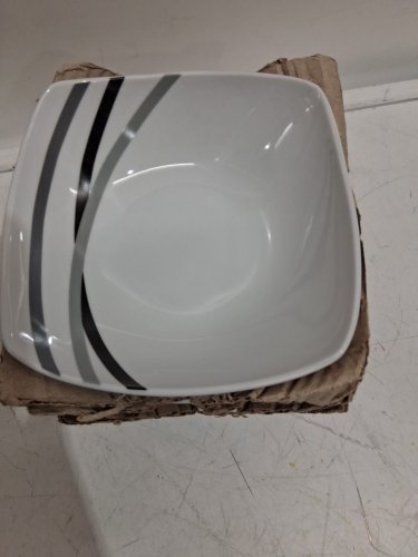 18Pc Amazon Basics Square Dinnerware Set - modern beams (model: 160605/B07FJ) image 5