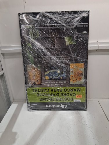 allposters poster frame for horizontal or vertical hanging - 22.3" X 34" - BLACK (MODEL: PF12319) image 2