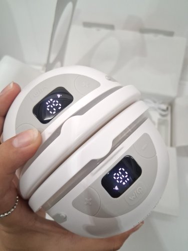 KISSBOBO electric wearable Hands Free Breast Pump - white - 19 levels /4 modes - (model: k6) image 4