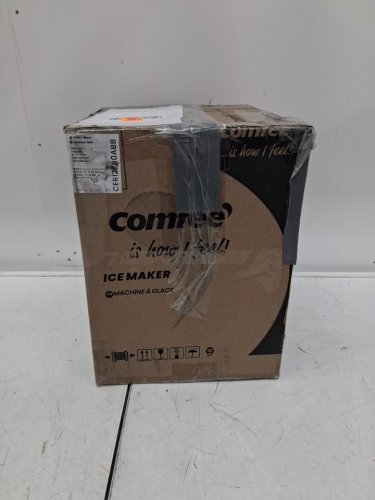 Comfee self-cleaining portable countertop ice maker with Ice Basket and Scoop - 22lbs - black (model: ceri22b0abb) image 2