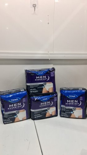 48PK Men's Tena Overnight Extra Coverage Protective Underwear - Large/Extra Large - White (Model: 055735) image 3