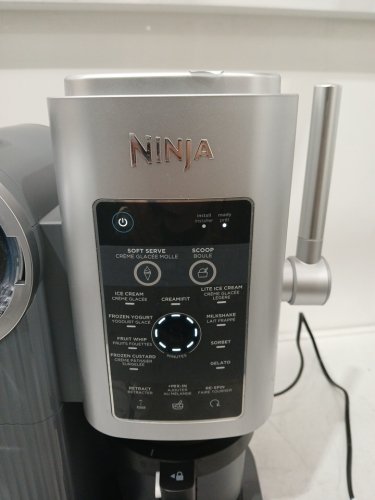 Ninja Creami Swirl 13-in-1 soft serve Ice Cream and Frozen Treat machine - black/grey/silver (model: NC701C) image 4