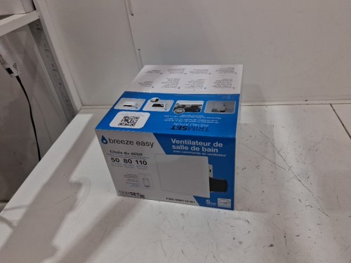 breeze easy easy install bathroom fan - 50/80/110 CFM - white (model:5192227) image 2