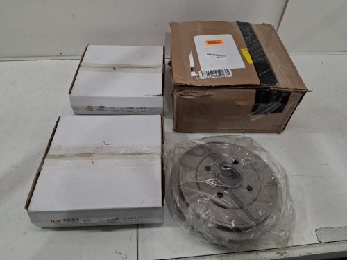 2pk cmx rear brake drum for select nissan models - cast iron (model: 8-97836) image 3
