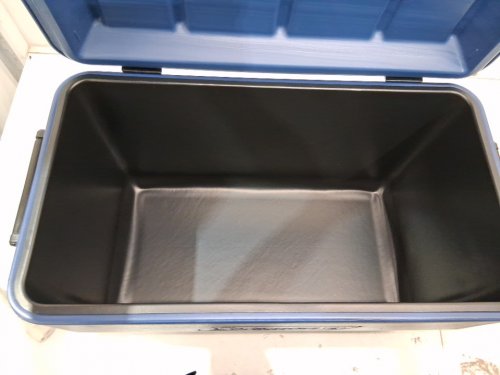coleman chiller series templock Insulated Portable Cooler WITH HANDLES - 48QT - navy (model: 2226955) image 5