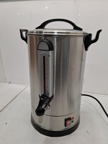 dual wall stainless steel large 100-cup coffee urn commercial coffee maker with easy pour dispenser - 4.2gal, 1300w (model: ml-16c2-c) image 5