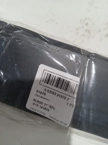 Lawn Mower Blade - 21" RPL - black (Model: 91978/165833) image 3
