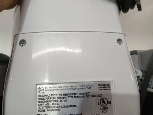 Hoover Automatic Upright SmartWash+ WET Carpet Cleaner with IntelliSense Push-Forward - 8ft Hose - white/BLUE (MODEL: FH52007VCD) image 17