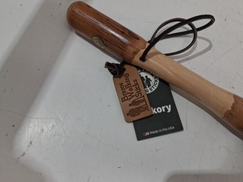 Brazos Rustic Wood Walking Stick - twisted hickory - 55" - light brown - (model:602-3000-1282) image 3