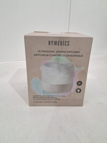 HoMedics Ultrasonic Aroma Diffuser - White (Model: ARMH-210WT) image 2
