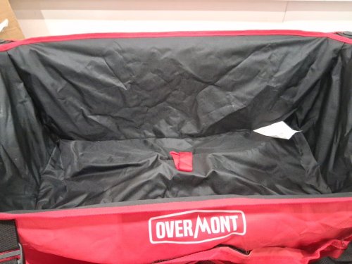 OVERMONT FOLDING CAMPING WAGON ON WHEELS -330LBS MAX - RED - (MODEL:OM006051) image 4