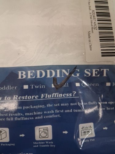 7PC WECOZY REVERSIBLE COMFORTER SET - FULL - GREY/WHITE/GREEN image 3