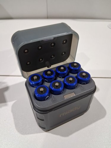 8PK MLADY LITHIUM AA RECHARGEABLE BATTERIES WITH CHARGER - 1.5V - (MODEL: TF-CD-066CE) image 3
