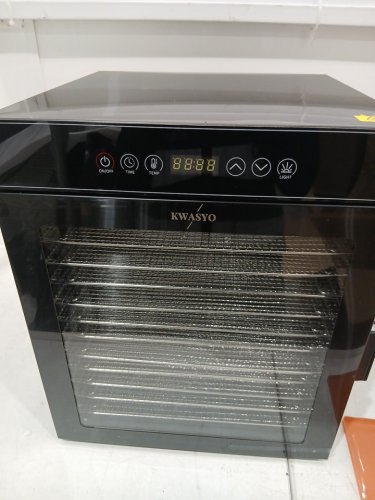 12-layers dry fruit machine/oven with drip tray / tongs / fruit roll trays - 120v - Stainless Steel/black (model: lt-09) image 8