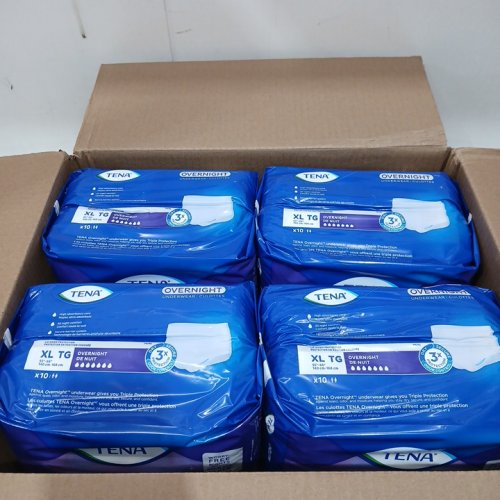 40PK UNISEX TENA INCONTINENCE UNDERWEAR FOR OVERNIGHT - XL- WHITE (MODEL: 072418) image 3