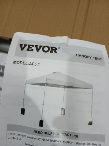pop up waterproof canopy tent with portable roller bag and 4 sandbags - 10ft x 10ft - white (model: af5.1) image 4