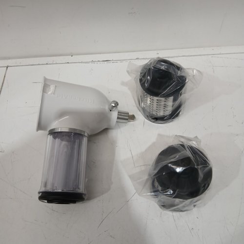 3PC KITCHENAID FRESH PREP SLICER/SHREDDER ATTACHMENT SET FOR KITCHENAID STAND MIXERS - *mixer not included* - WHITE (MODEL: KSMVSA) image 3