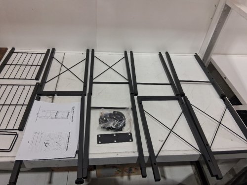 kalrin over the toilet rack - 17.1" x 12.4" x 6.7" - Black (model: HST-01) image 5