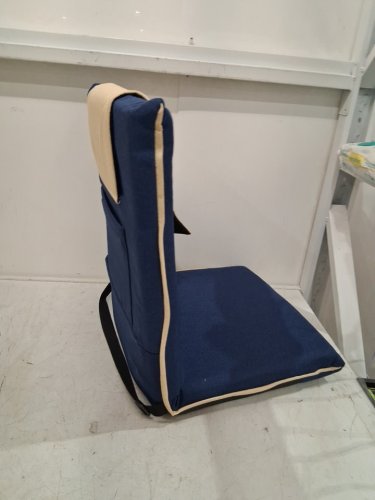 FASTMOMENT Adjustable Floor Chair with Back Support - 330lbs max cap - blue image 4