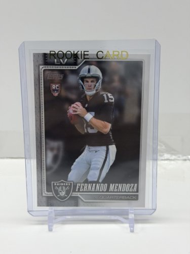 GERNANDO MENDOZA ROOKIE CARD - TOPPS 2026 NFL#301 image 3