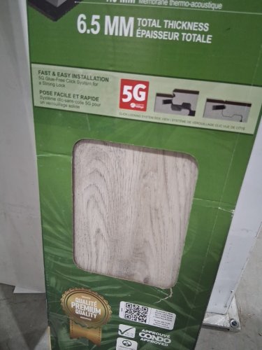 11PK Serenia Luxury Flooring London Mist Oak Vinyl Planks - 7.1" x 48" - Oak (Model: 3857) image 4