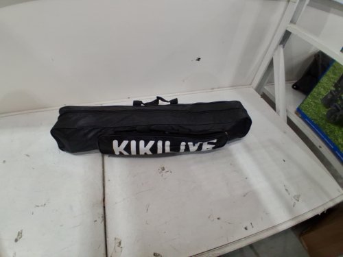 kikilive multipurpose indoor & outdoor pickleball /badminton net with accessories & carry bag - black /orange image 5