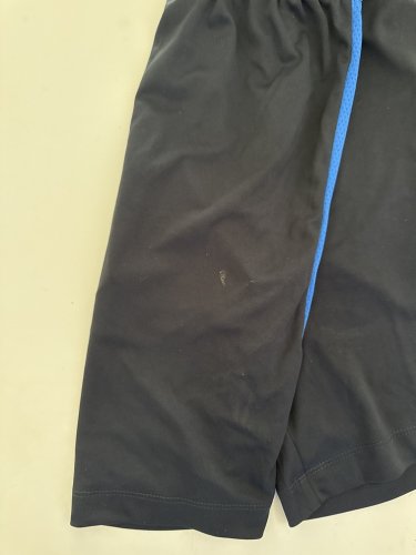 BOY'S ATHLETIC WORKS ACTIVE SHORTS - MEDIUM (7/8) - NAVY/BLUE image 3